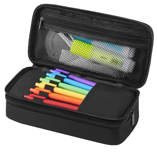 bluebabi Pencil Case Large Capacity Pencil Pouch Bag Station