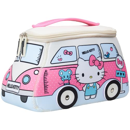 Image of Get Trend Hello Kitty Toiletry Bag, Travel Essentials, Girls Makeup Bag Airplane, Cruise Essentials, Travel Accessories, Gifts for Women, Teens (Multi Hello Kitty)