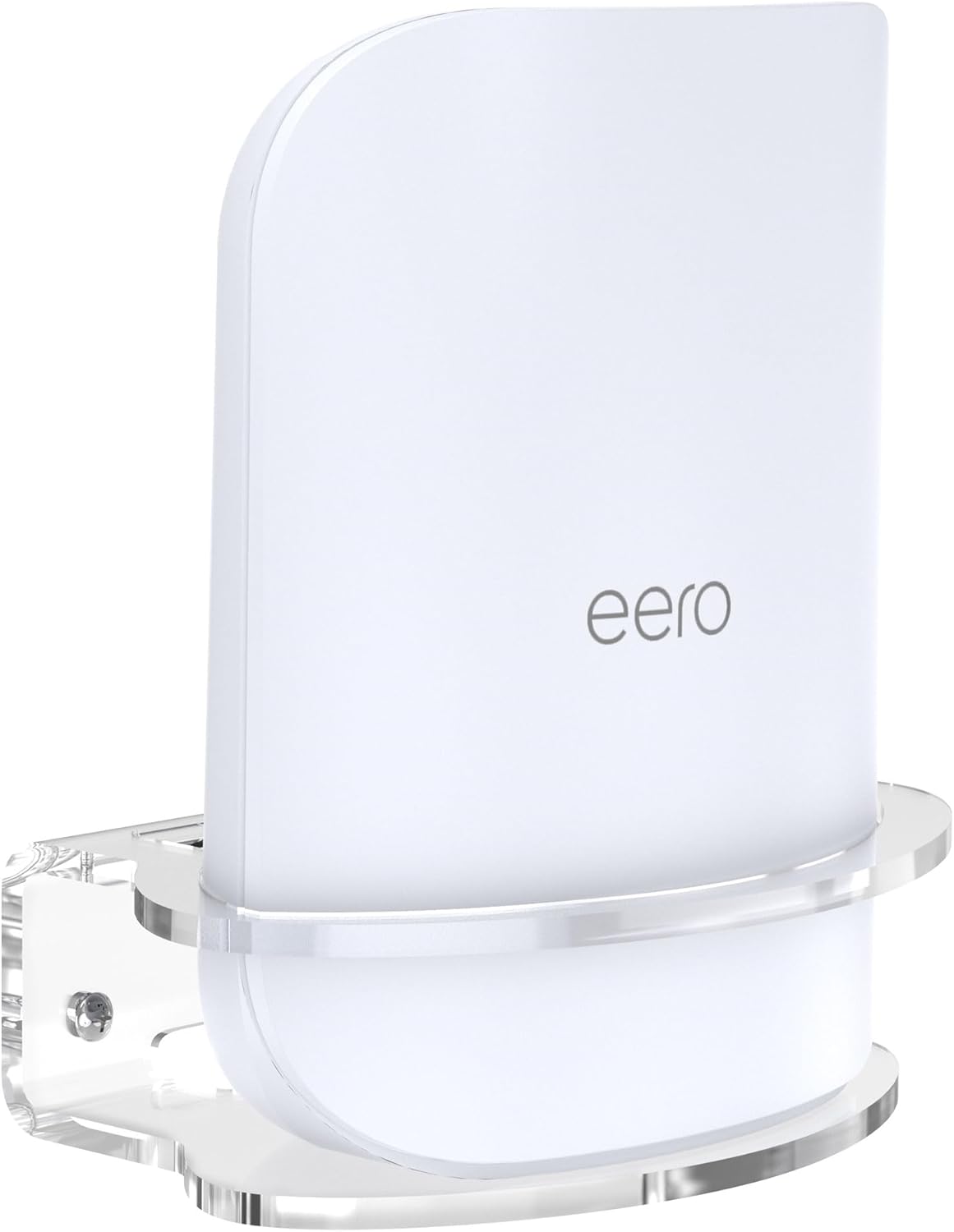 HomeMount Wall Mount Made for eero Pro 7 - Secure & Stable with Guardrail Design, Compatible with eero Pro 7, Durable Acrylic Material, Easy Installation (1 Mount)