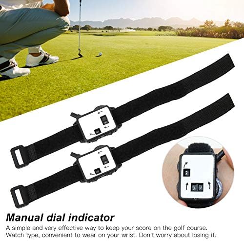 Wrist Stroke Counter, Score Counter Manual Clicker for Golf Tennis Badminton, 3PCS Wristband Tally Device