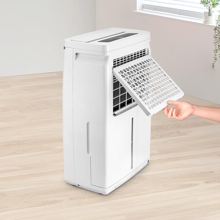 Ufesa Wellness Dry 4000 Deumidificatore 16L/24h, Silenzioso 43 dB, Sensore di Umidità, Funzione Asciugatura Biancheria e Purificazione dell’Aria, Serbatoio 5L, Timer 24h, Fino a 30 m²