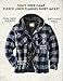 Legendary Whitetails Men's Ranger Quilted Fleece Shirt Jacket-Casual Snap Front Hooded Regular Fit, Navy Haze Plaid, Small