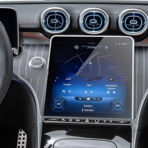 Film protecteur d'écran en verre trempé pour Mercedes-Benz Classe C Break C220d C200 2022