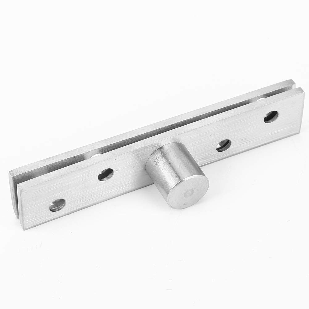 Door Hinge, 2pcs 360 Degree Pivot Hinge Stainless Steel Rotating Door Hinge 95mm Long (Central axis)