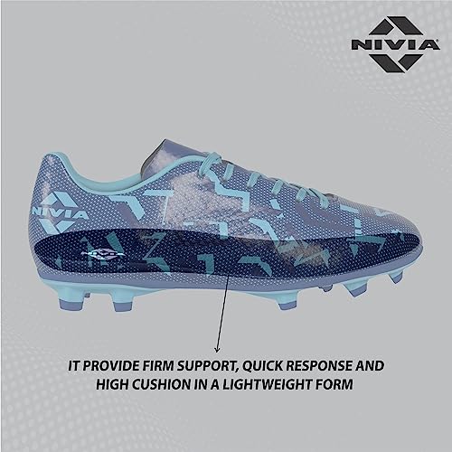 Image of Nivia Encounter 11.0 Football Stud for Mens, TPU Sole with PVC Synthetic Leather Upper for Hard and Grassy Surfaces