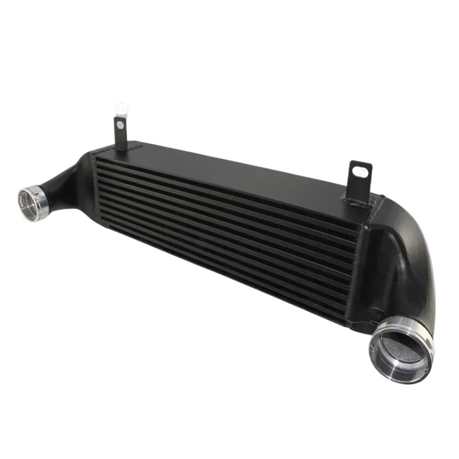 Kit de intercooler Apto para E46 318d M47N 320d /Cd/td M47N 330d/Cd/xd M57N 2003 Intercooler de aluminio plateado/negro(Black)