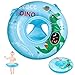 SWPEED Salvagente Neonato, Salvagente Bambini Ciambella Gonfiabile Bambini, Ciambella Neonato Piscina Salvagente Mutandina BambiniAiuta i Bambini di 3-72 Mesi a Imparare a Nuotare e Calci(Blu 50cm)