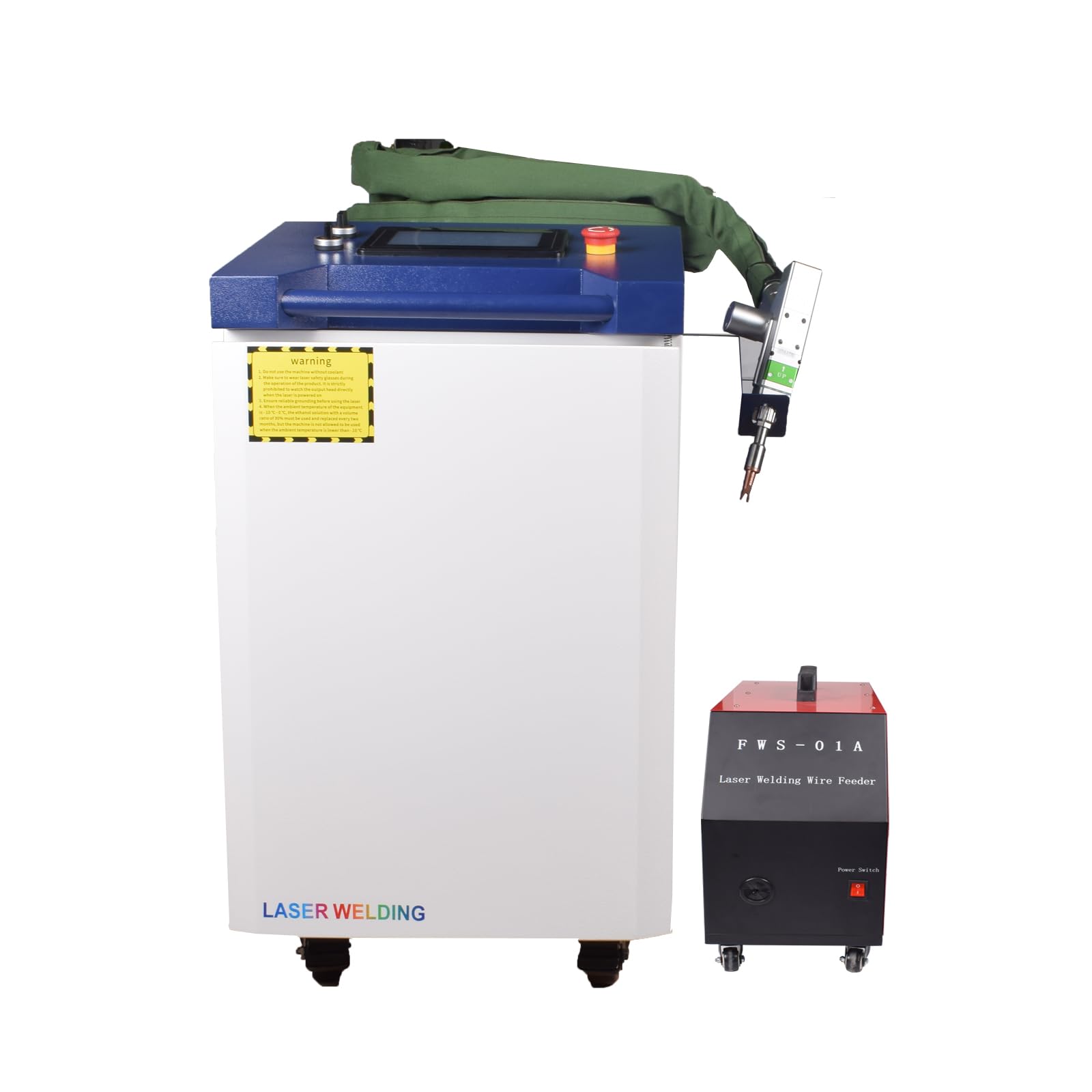 Soldador láser de fibra Raycus 1500W / 2000W / 3000W 4 en 1 limpieza de soldadura láser de fibra cortando máquina de soldadura fuente máquina de soldadura portátil (1500W)