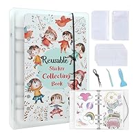 Amazon | Smilange シール帳 女の子 シール帳はがせる両面剥離紙