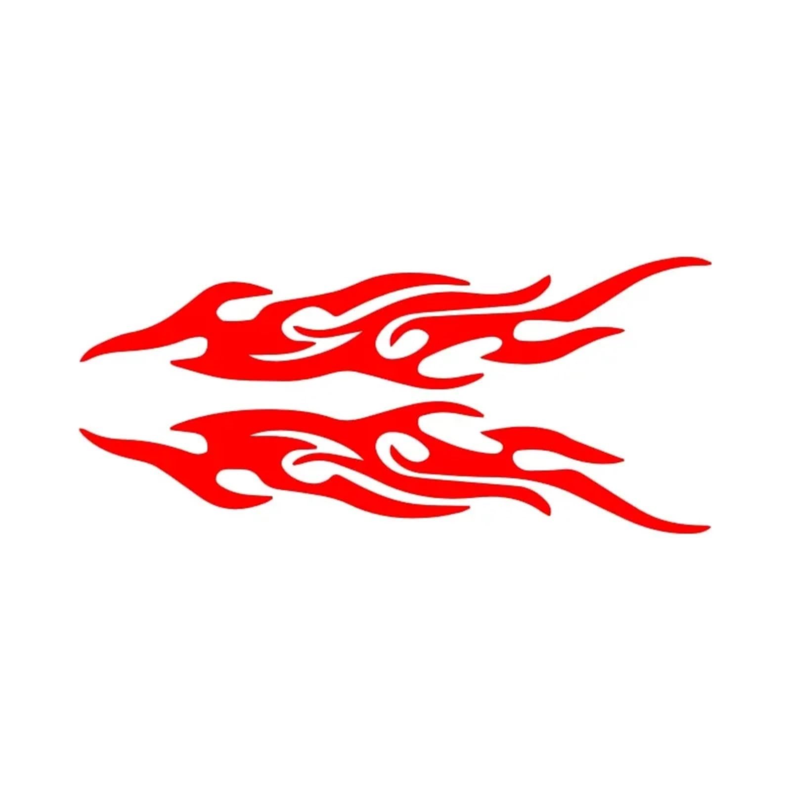 FGLFPXI Universal Decal Sticker Waterproof for Car Motorcycle Gas Tank Flame Sticker Kit Decals