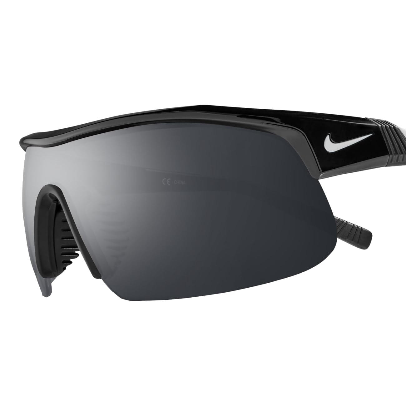 Nike Unisex Show X1 Sunglasses, Black/Silver Flash, One Size, Black/Silver Flash, One Size