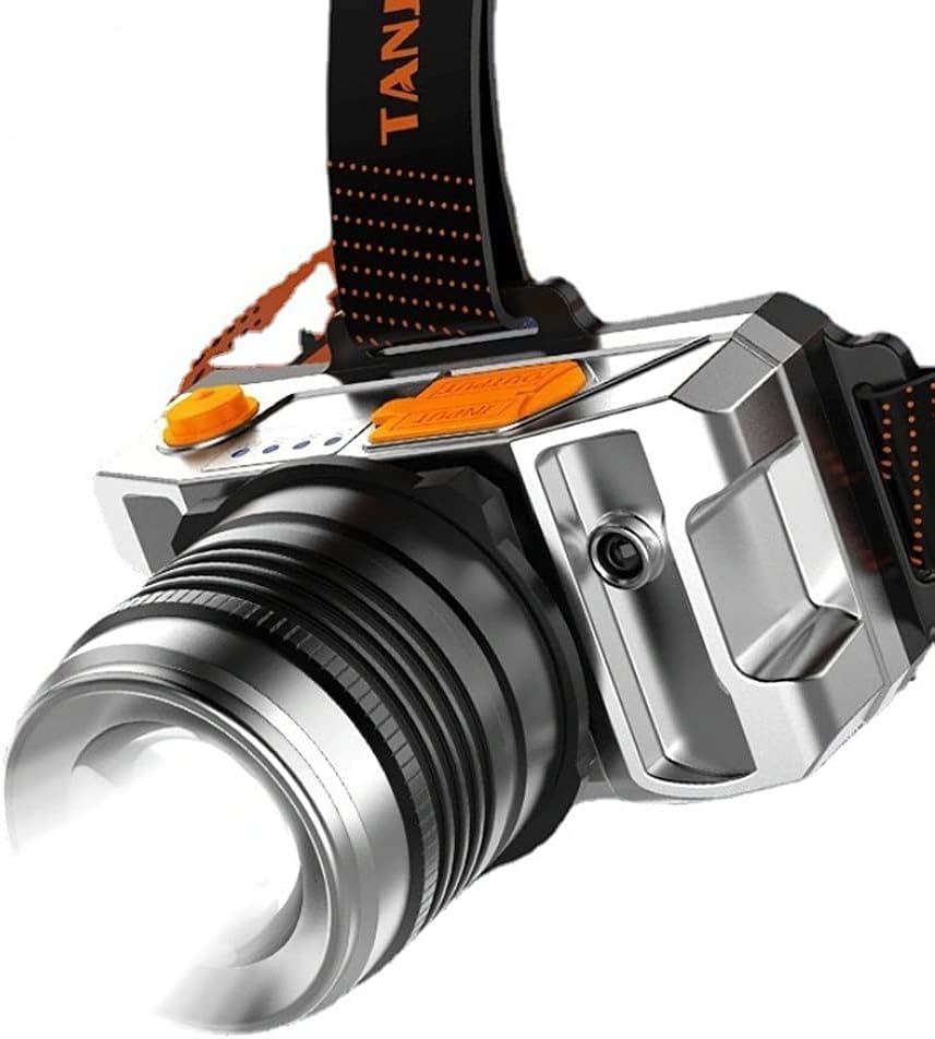 YUZL Headlamp with Sensor Switch Light, 360-Degree Mechanical Rotating Focus,Headlamp, 4 Light Modes, Suitable forNight Riding, Fishing, Outdoor Camping and Other Lighting, T18A, Black : Tools & Home Improvement