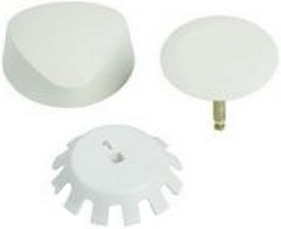 Geberit G151550111 TurnControl Overflow Drain Trim Kit with Plastic Handle Alpine White