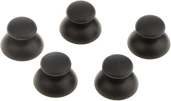 Baosity for SONY PS3 Controller Compatible 3D Joystick Thumb Stick Thumb Grip Cap Analog Thumb Stick Module Repair Parts Replacement 5pcs ABS Material