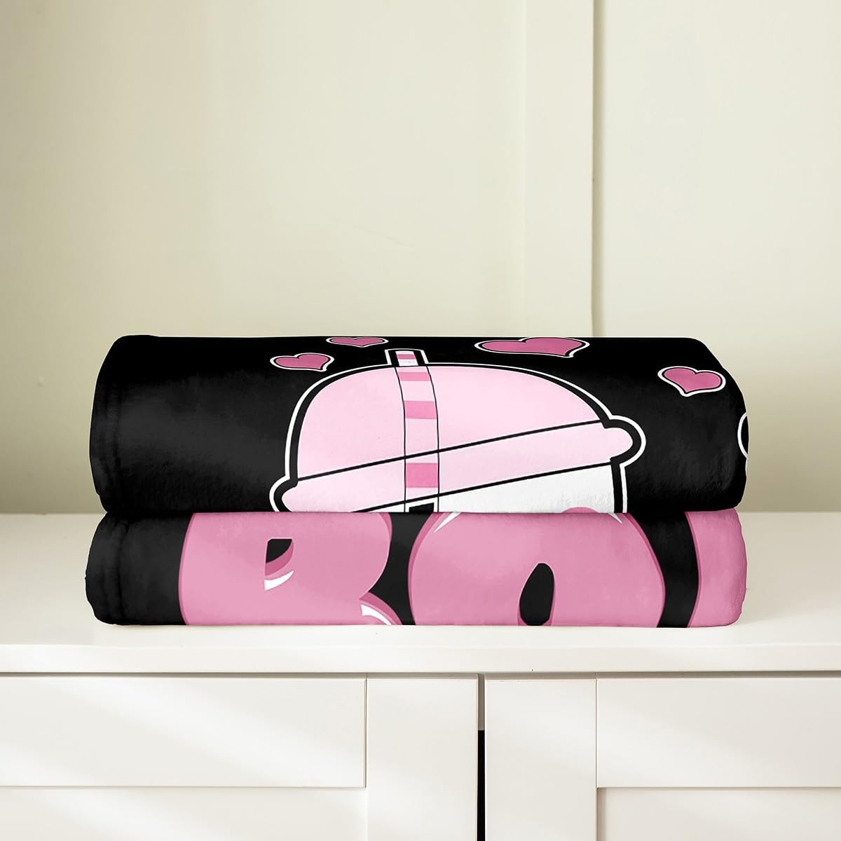 Just A Girl Who Loves Boba フランネル フリース スローブランケット キッズ かわいい 漫画 ギャラクシー