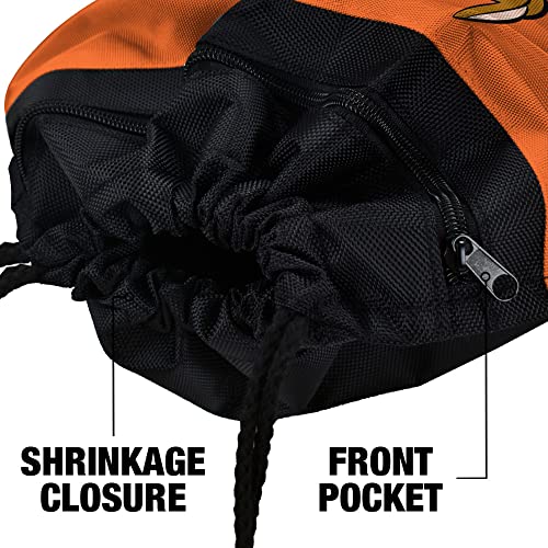 LOGOVISION Silly Scooby Doo Drawstring Backpack Sports Bag Sackpack 17" x 13", Perfect for Gym, Yoga or Practice - Image 6