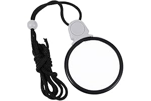 Alipis Necklace Magnifier - Magnifying Glass Hanging Loupe Monocle Lens Magnifier Pendant...