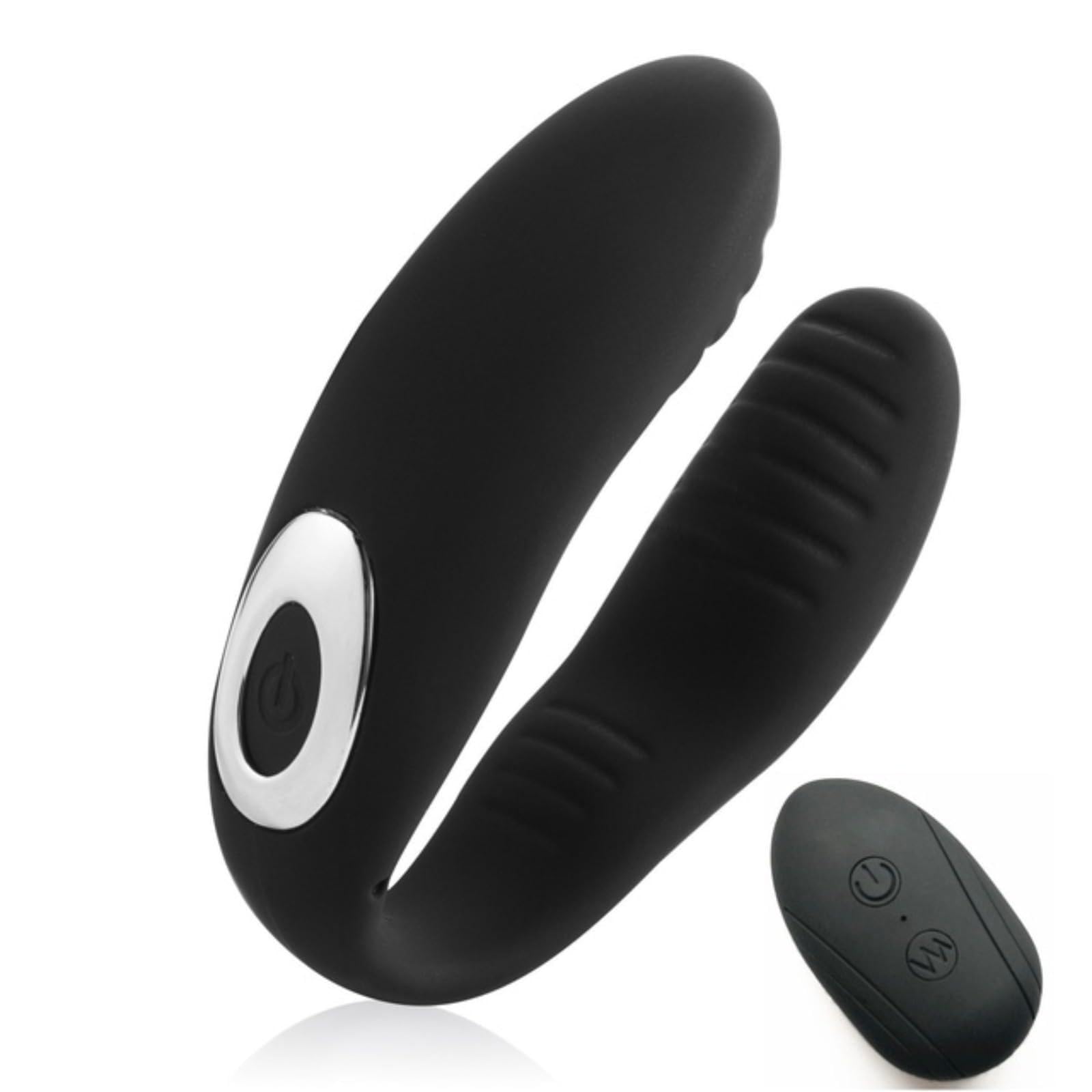 Vibrador Vibrador de huevo de 10 velocidades en forma de U, vibrador de carga impermeable, tapón Anal, punto G, Juguetes sexuales para adultos Para pareja de mujeres, consolador con masaje vaginal