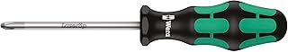 Wera 05008730006 Kraftform Plus 350 PH Phillips Screwdriver, Without Lasertip, PH 3 Head, 12-Inch Blade Length