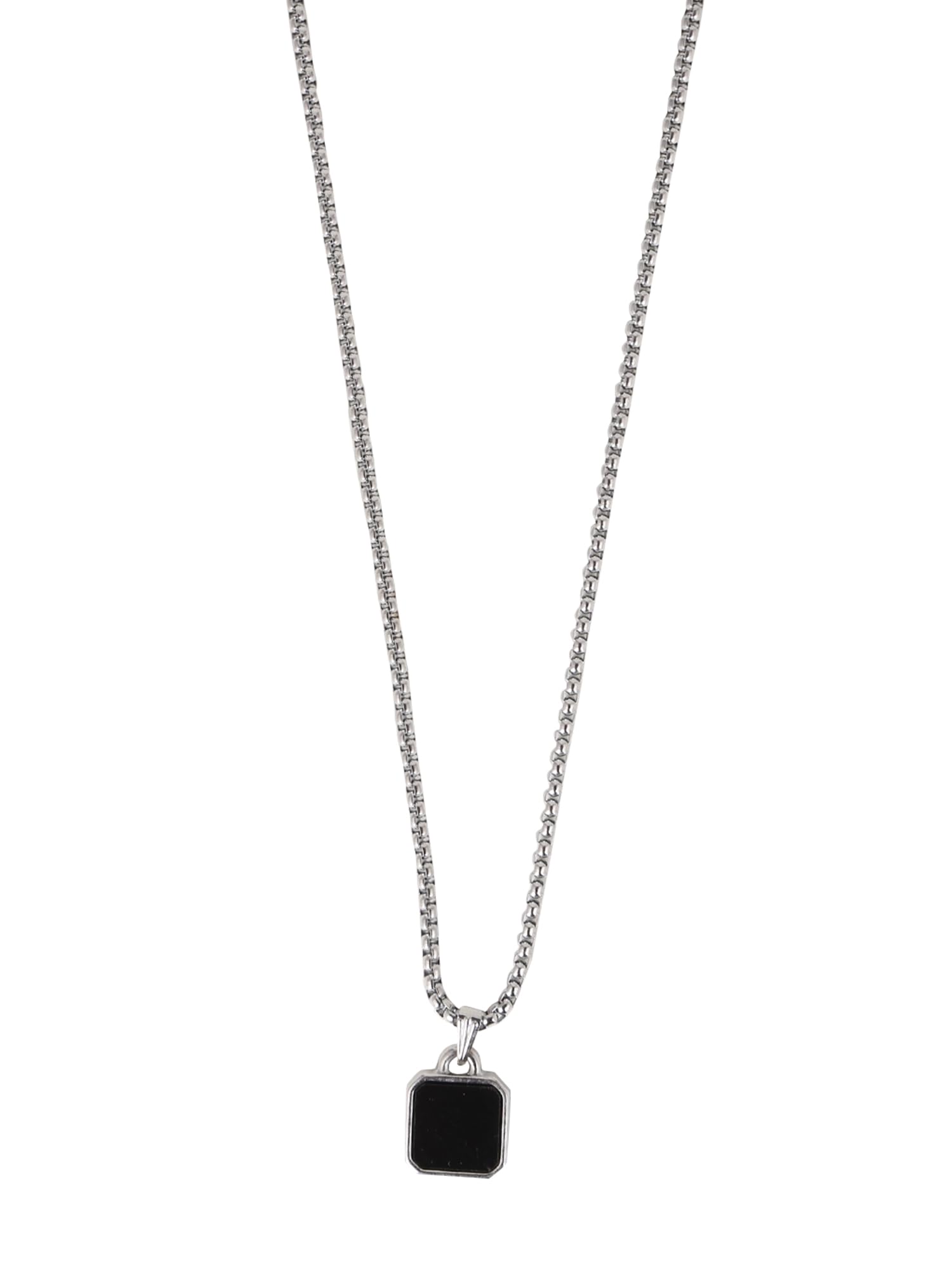 dissara Men's Midnight Charisma Locket Necklace | Anti-Tarnish Stainless Steel Pendant Chain | Minimalist Jewelry for Boys | Stylish Gift for Boyfriend or Husband-picture-13