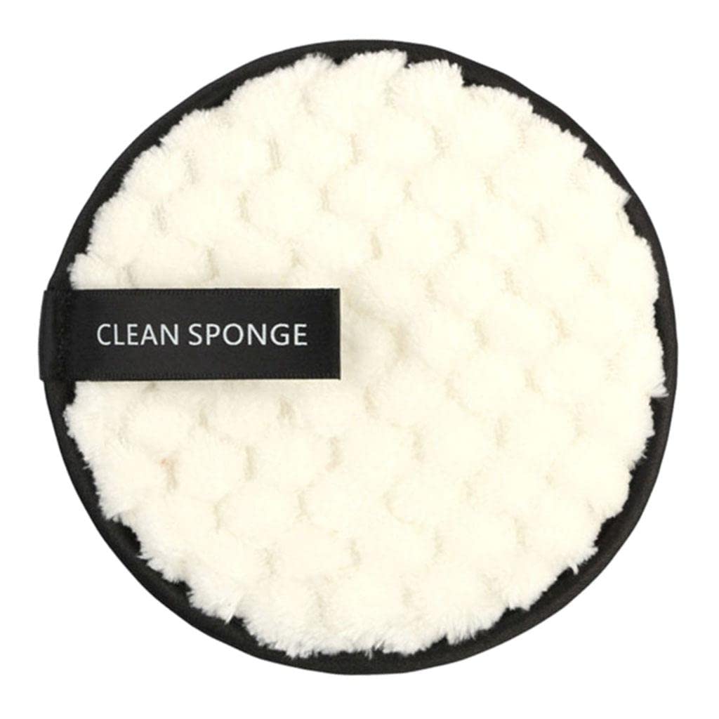 MERISHOPP Reusable Microfiber Makeup Remover Puff Pineapple Pattern (White)-image-16