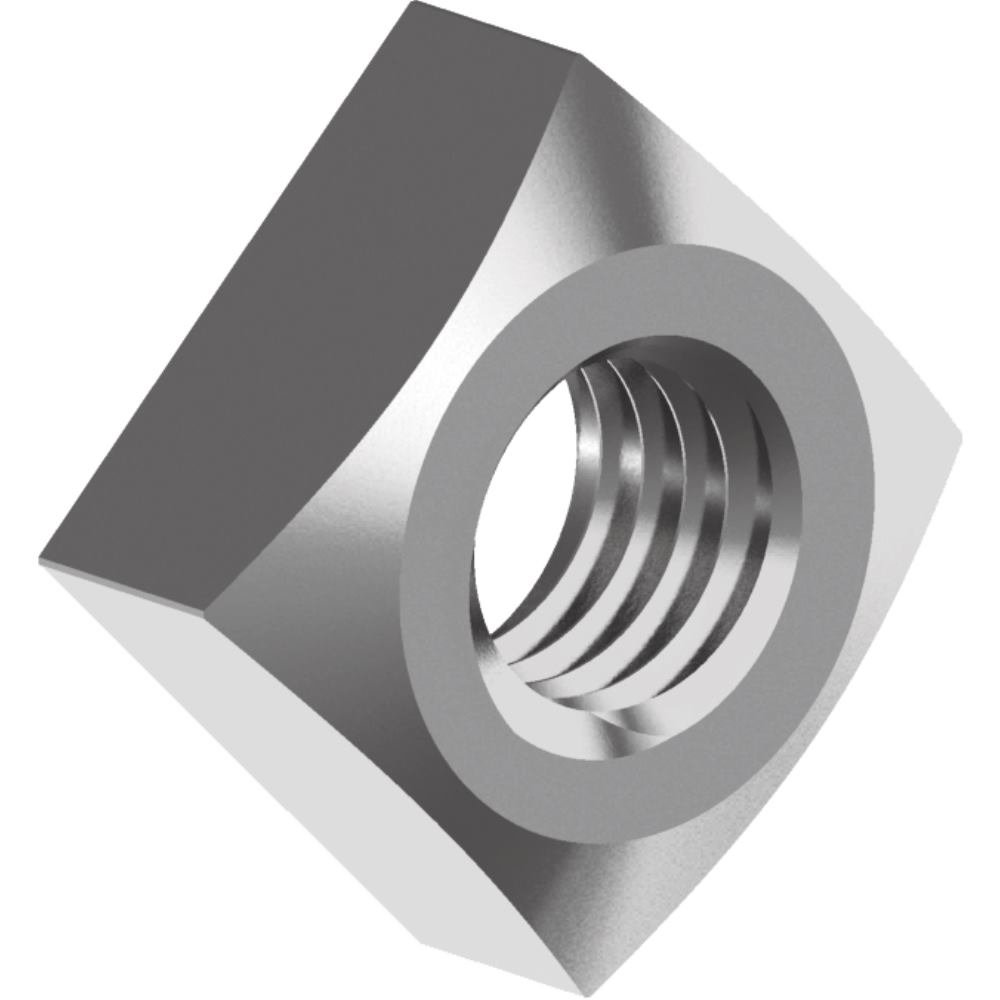 Écrous DIN 557 M12 inox A4 carré pour fixation marine lot 100