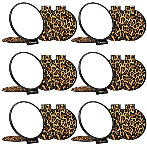 Yookeer 16 Pieces Small Stand Compact Mirror Bulk Makeup Mirror Compact Handheld Portable Round Purse Mirror Mini Travel Pocket Mirror #TOP9