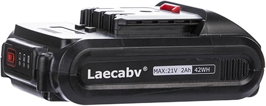 Laecabv Battery for Electric Pruning Scissors, B05 1pcs Rechargeable Lithium Ion Battery 21V/2Ah 42Wh