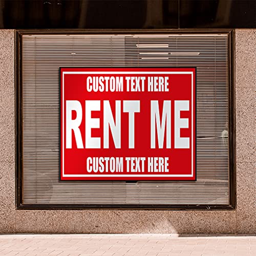 Custom Decal Stickers Multiple Sizes Rent Me Business Industrial Vinyl Safety Sign Label Rentals Personalized Text Here 20x14Inches