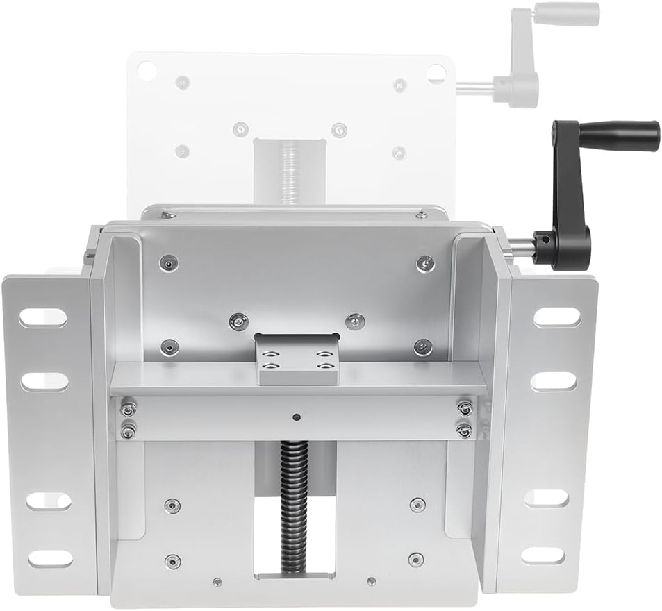Adjustable Manual Boat Jack Plate – High Grade Marine Aluminum –for up to 30hp Outboard Boat Motors