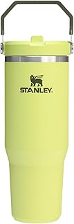 STANLEY IceFlow 2.0 Flip Straw Tumbler with Handle 30 oz | Twist On Lid and Flip Up Straw | Leakproof Water Bottle | Insulated Stainless Steel | BPA-Free | Prickly Pear Recycled Claim Standard Blended