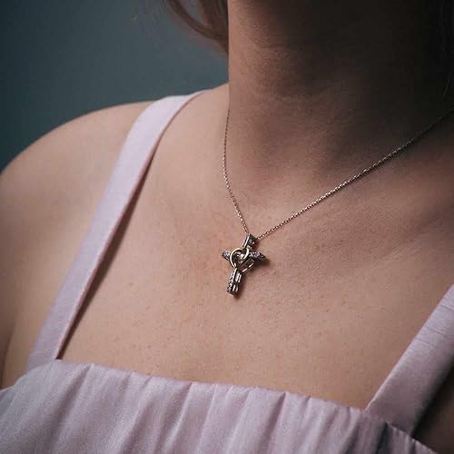 Miniatura 7 de With Love & Co Regalo de primera comunión para nieta, collar de cruz para nieta, regalos de primera comunión para nieta, regalos de primera