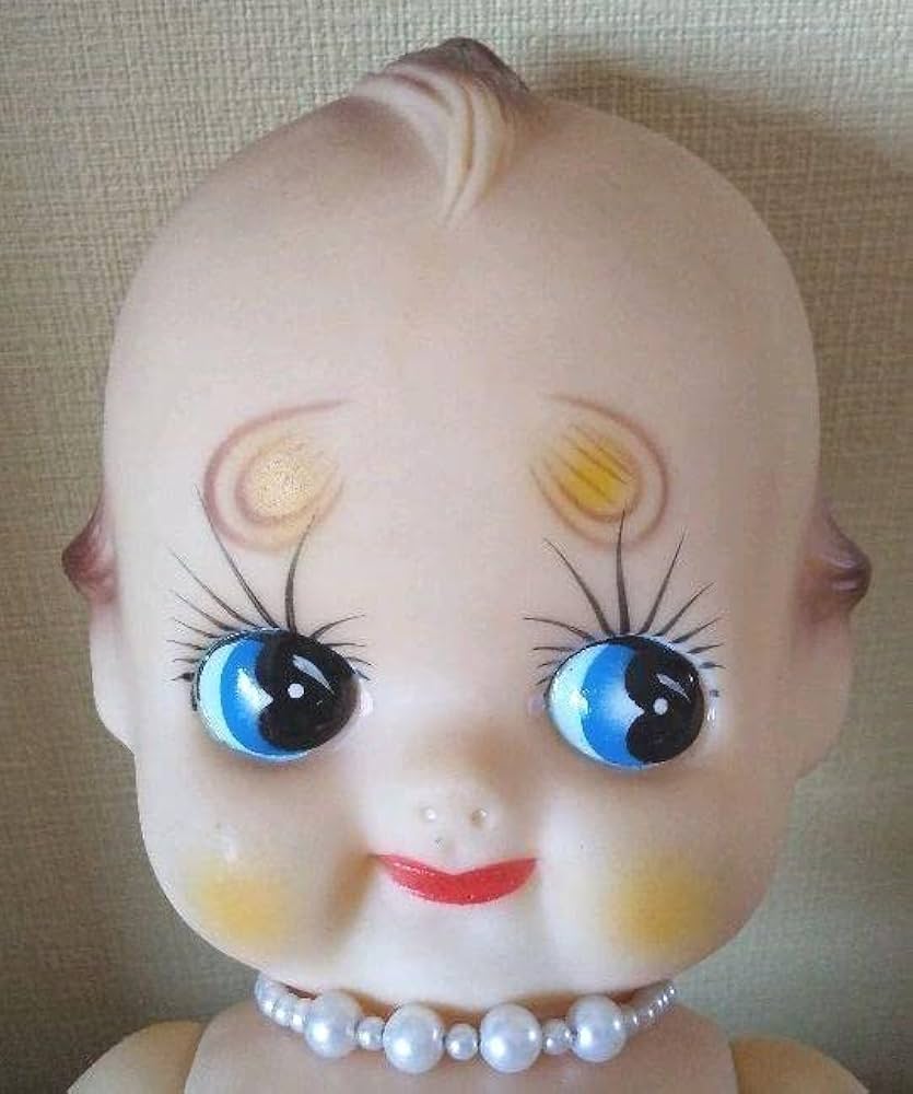 Amazon.co.jp: レトロ キューピー人形 背中の音が鳴る : おもちゃ