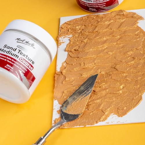 image for Mont Marte Sand Texture Medium Coarse Premium 250ml (8.5 US fl.oz), Sa