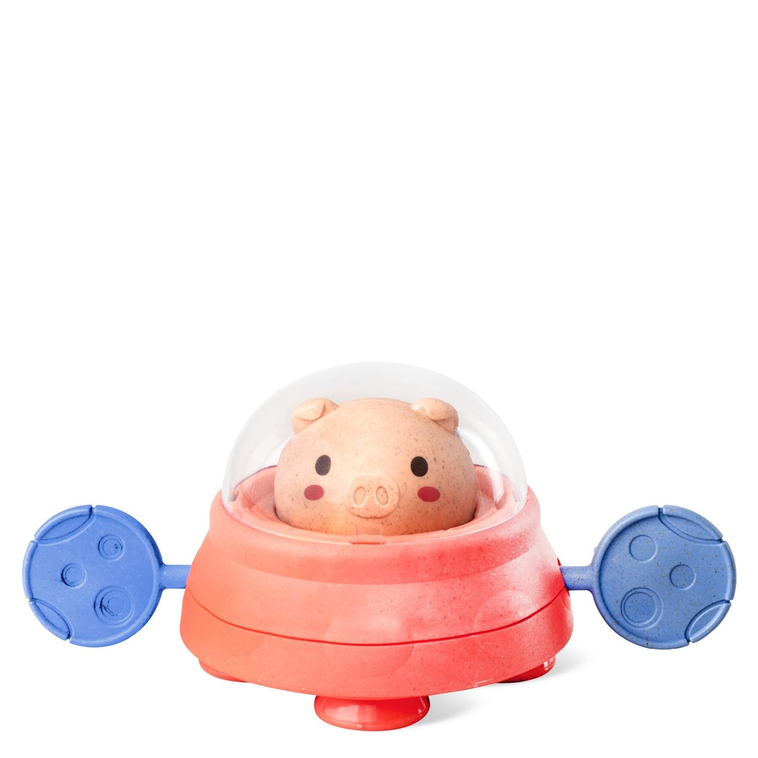 Tiger Tribe: Paddle Ship Space Piggy - Bath & Water Play Toy, Pull String Action Floating Animal, Interactive Rotating Paddles, Kids & Toddlers 18mo+
