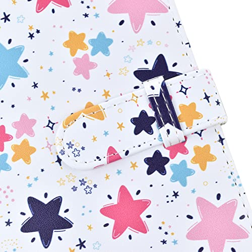Rieibi 96 Pockets Mini Photo Album, Wallet PU Leather Photo Album for Fujifilm Instax Mini Evo/12/11/8/9/7s/25/70/90 Instant Camera, Shine Colorful Photo Album for Polaroid - Image 2