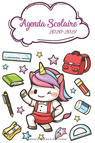 Télécharger Agenda 2020 - 2021 Fille: Agenda Licorne 2020 2021 Primaire, Collège, Lycée | Agenda semainier et Livre eBook France