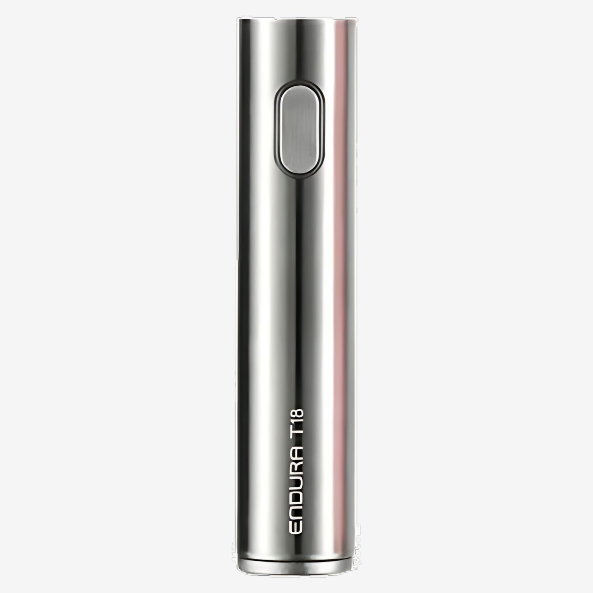 Innokin Endura T18 Battery - Long Lasting 1000mAh Battery, E Cigarette Vape Starter Mod, Fast Charging ecig, 14W, Smooth MTL & DTL Vaping, 2ml Cartridge, No Nicotine [Silver]