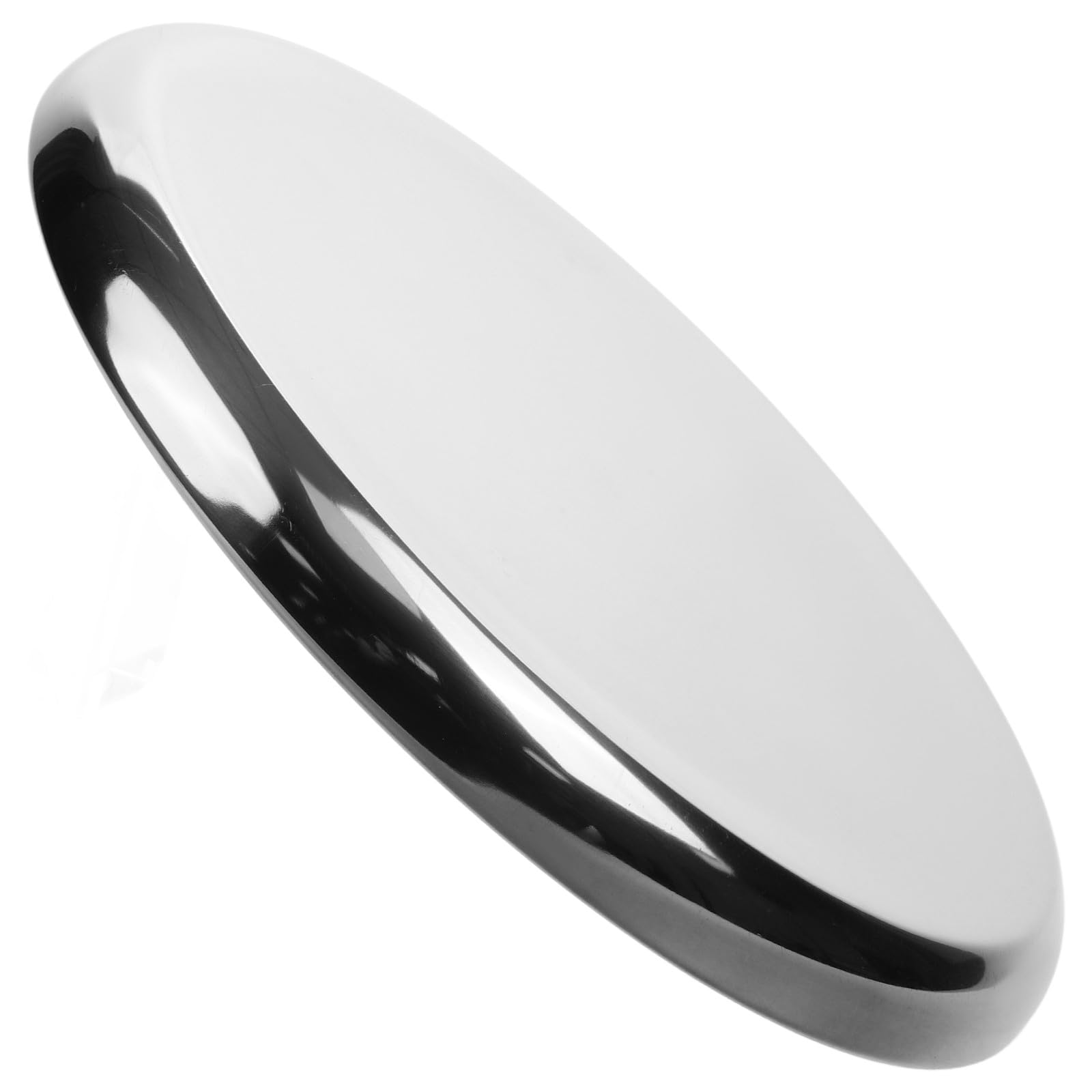 Assise de chaise de bar ronde en acier inoxydable robuste pour tabouret argenté