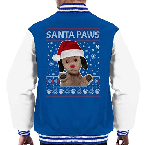 Cadeau Homme Veste Varsity Sooty Christmas Santa Paws