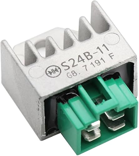 MEndip Rectificador S24B-11 Regulador de motocicleta rectificador para Ho&nda EM25 EM30 EM25K1 EM25K2 EM10000 EM2500C EX7 EX24 EX28 EM30K2 EM30K1