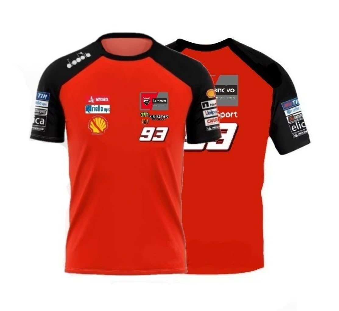 Camiseta Hombres Replica 93 MotóGP Ducatí