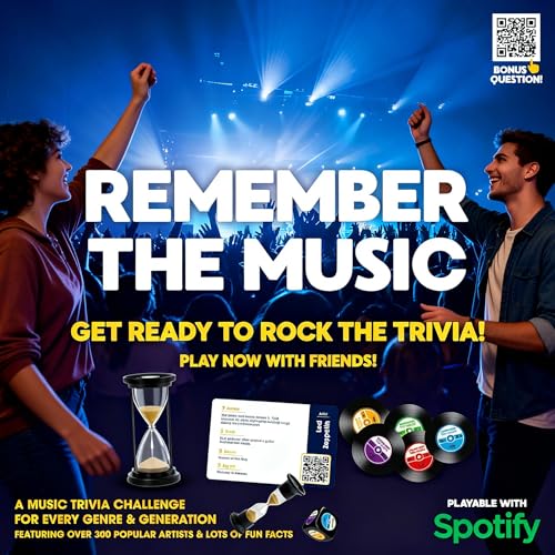 REMEMBER THE MUSIC - Juego de mesa trivia musical para 2-6 jugadores miniatura 6