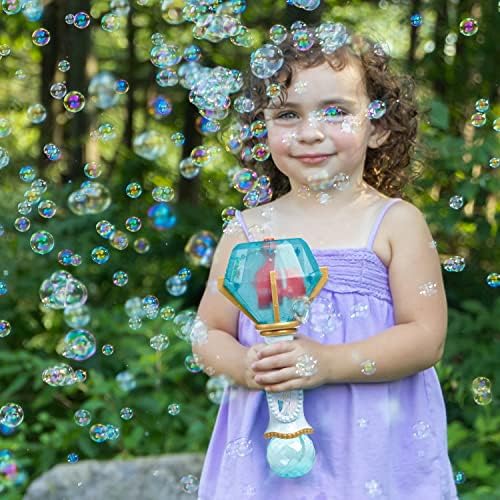 Little Kids Disney Frozen Elsa Light and Sound Musical Bubble Wand, Includes Bubble Solution (20513) - 2