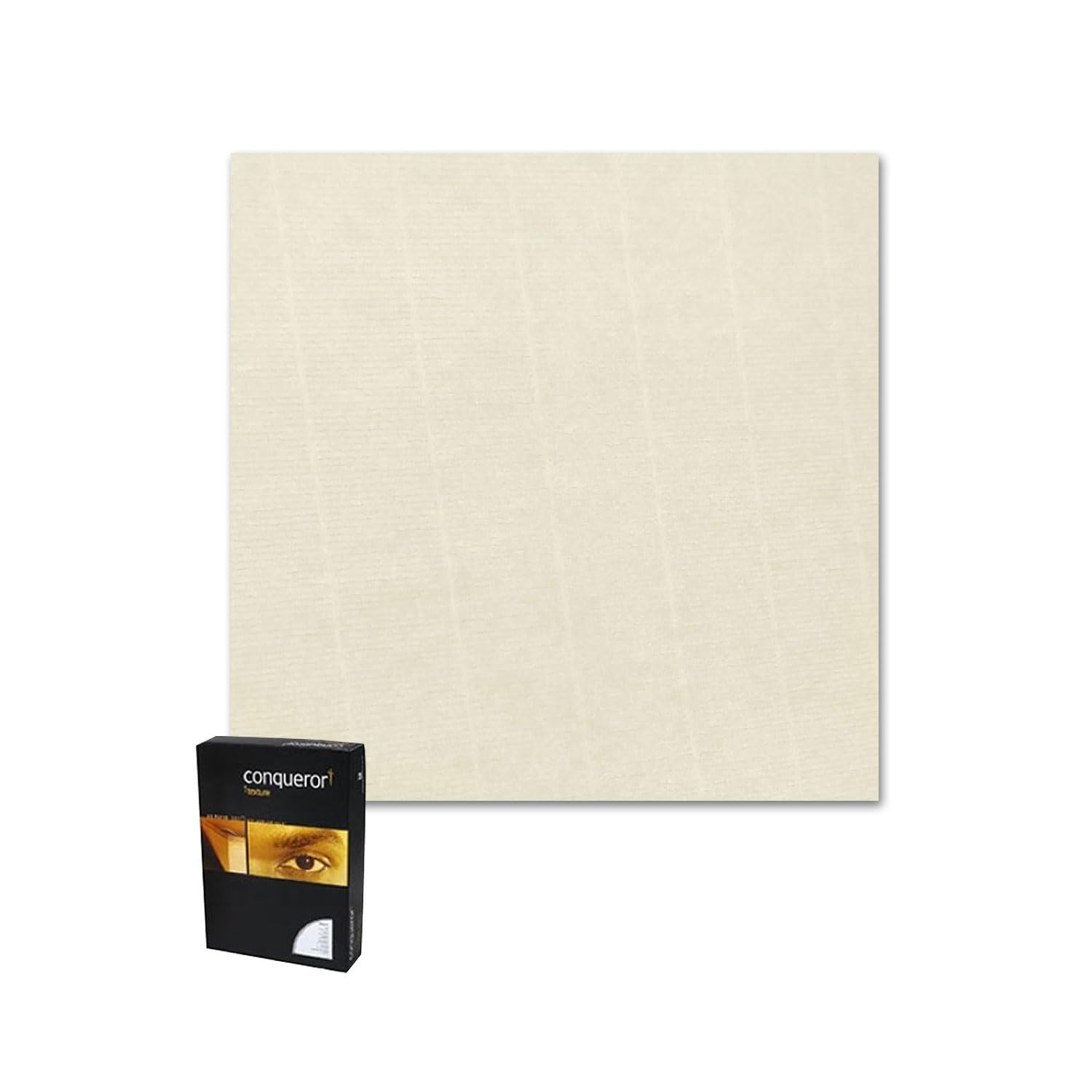 Mailshack Conqueror Premium Paper, A4, 100gsm-220gsm (Cream NWM Laid, 160gsm, 150 Sheets)