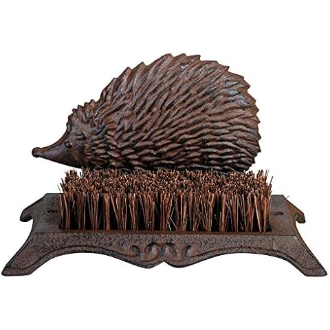 Fallen Fruits LH61 Hedgehog Boot Brush,Brown,6.5"H Cover