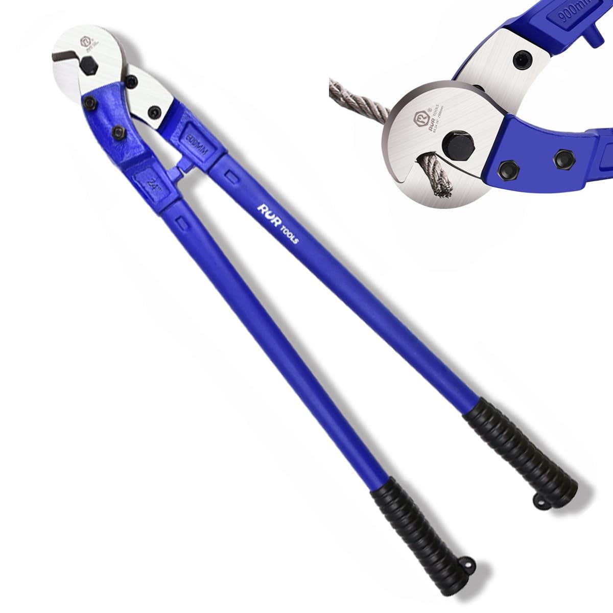 ZrgGea Wire Cutters 24 inch | Wire Rope Cutter Heavy Duty | Industrial-Grade Wire Cutter Pliers, Forged from T8 Alloy Steel, Hardness HRC62, Sharp
