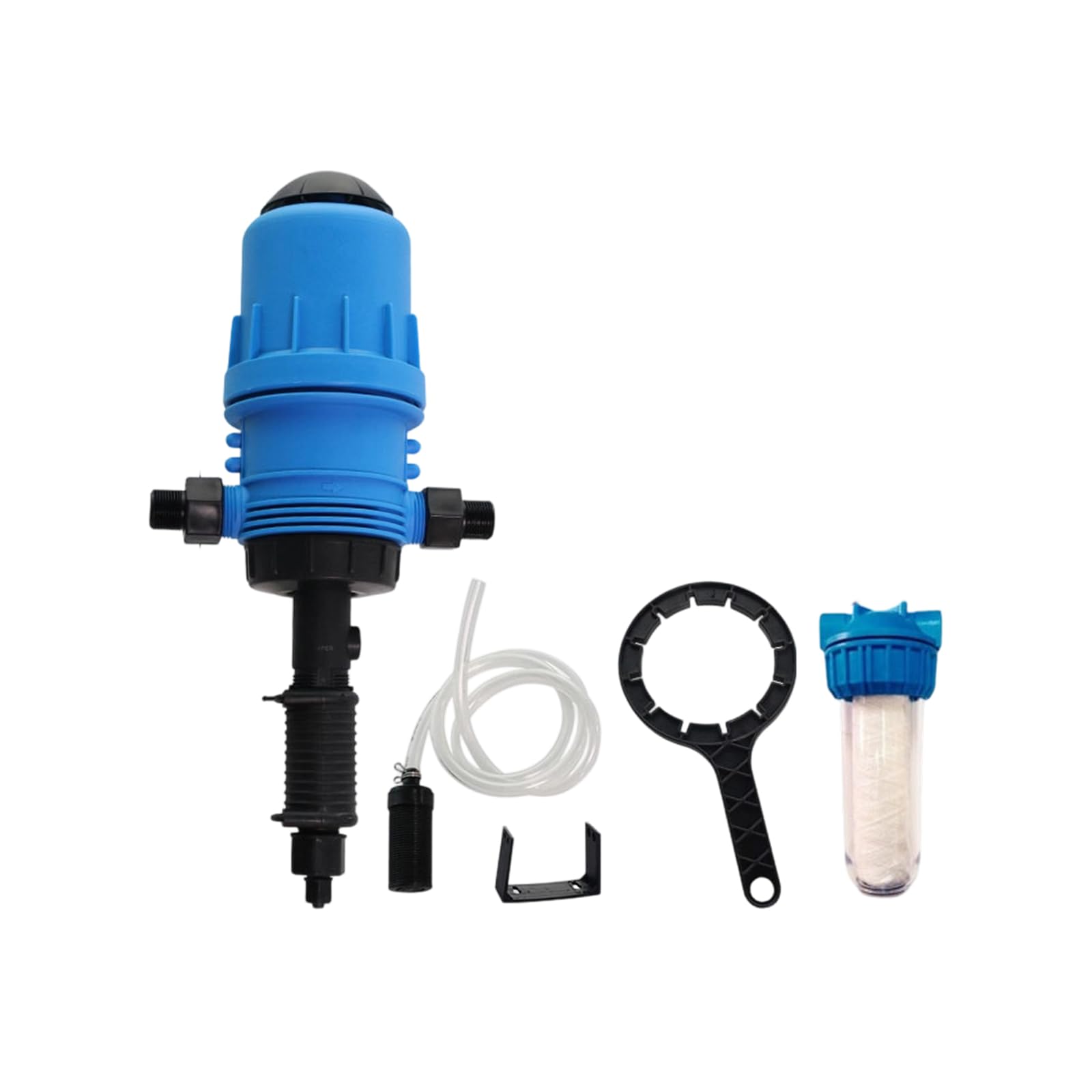 Inline Dosiermischer 3 / 4 Zoll NPT, wasserbetriebener 0, 4% bis 4% Proportional Injektor für Gartenbewässerung, Viehwasserleitungen und hydraulischer Mischer mit Proportional Injektor Dosierung auf