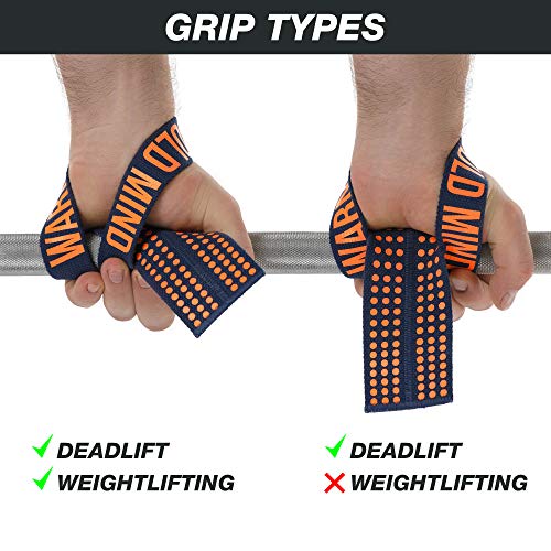 Image of WARM BODY COLD MIND V1 Lifting Wrist Straps for Olympic Weightlifting - Rated at 660 lb - Hand Wraps for Powerlifting, Weight Lifting, Bodybuilding Functional /Cross Training, Deadlift Gym Bar, Cotton