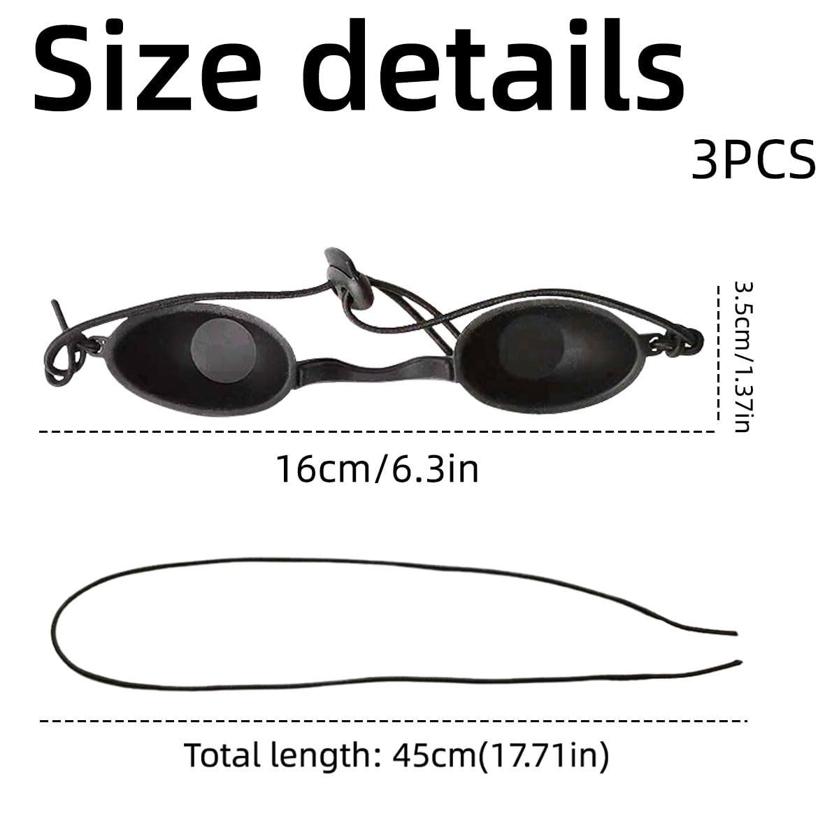 Occhiali Protezione UV Per Solarium E Laser - Maschera Contro Raggi - Foto 10